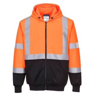 Bluza ostrzegawcza dwukolorowa z kapturem