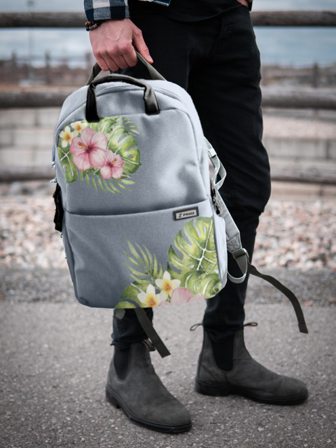 Produkt przykładowy: Plecak Pako, Blooming Hawaii Grey 18L Produkt przykładowy: Plecak Pako, Blooming Hawaii Grey 18L