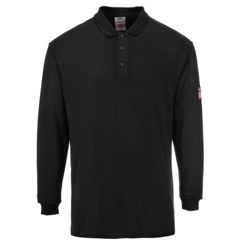 Dwukolorowa koszulka polo Modaflame trudnopalna i antystatyczna z długimi rękawami Dwukolorowa koszulka polo Modaflame trudnopalna i antystatyczna z długimi rękawami