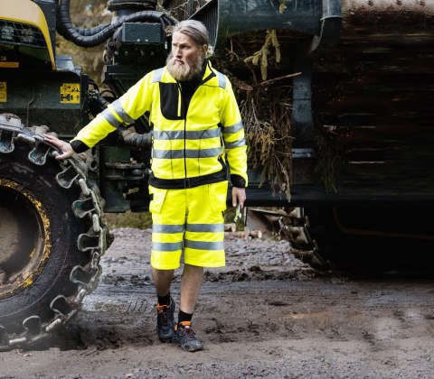6503 KRÓTKIE SPODENKI HV KLASA 2
