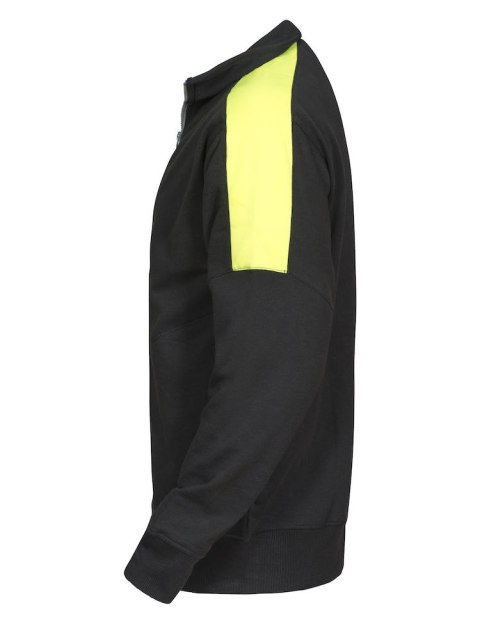 2123 BLUZA NA ZAMEK Z ODBLASKAMI NA RAMIONACH