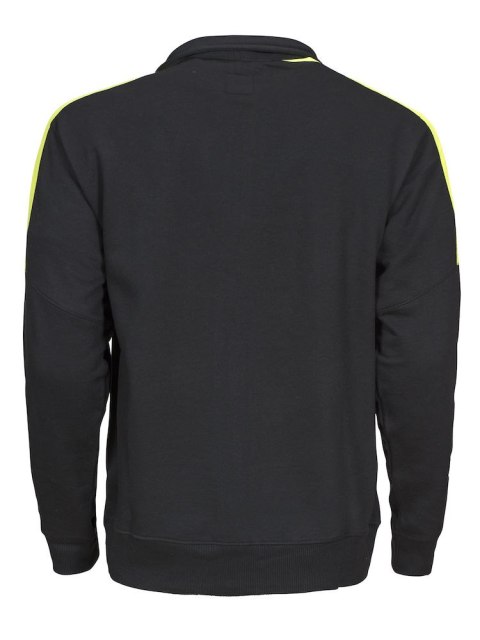 2123 BLUZA NA ZAMEK Z ODBLASKAMI NA RAMIONACH