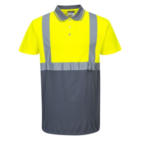 Dwukolorowa koszulka ostrzegawcza polo Dwukolorowa koszulka ostrzegawcza polo