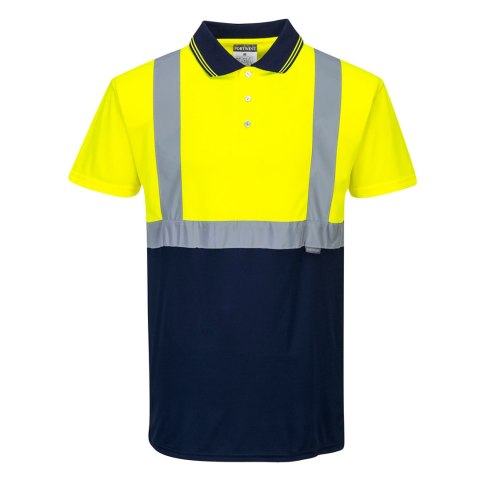 Dwukolorowa koszulka ostrzegawcza polo Dwukolorowa koszulka ostrzegawcza polo