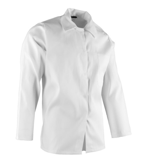 BLUZA ROZPINANA DAMSKA HACCP - Biały 3XL BLUZA ROZPINANA DAMSKA HACCP - Biały 3XL