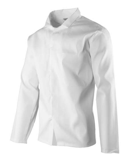 BLUZA ROZPINANA MĘSKA HACCP - Biały 2XL. BLUZA ROZPINANA MĘSKA HACCP - Biały 2XL.