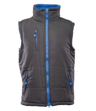 KAMIZELKA COLINO - Stal/Czerwień 2XL.