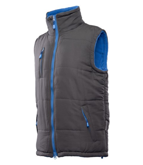 KAMIZELKA COLINO - Stal/Czerwień 2XL. KAMIZELKA COLINO - Stal/Czerwień 2XL.