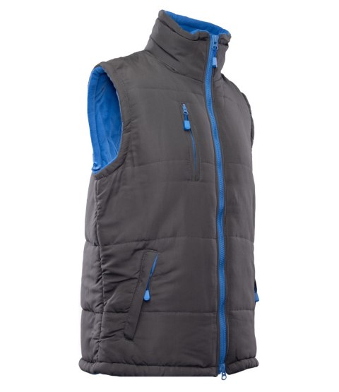 KAMIZELKA COLINO - Stal/Czerwień 2XL. KAMIZELKA COLINO - Stal/Czerwień 2XL.