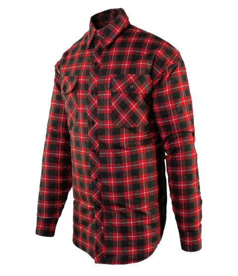 KOSZULA OCIEPLANA BONO - Czerwony 2XL. KOSZULA OCIEPLANA BONO - Czerwony 2XL.