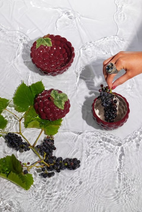 GRAPE MISKA Z POKRYWKĄ, FIOLETOWY GRAPE MISKA Z POKRYWKĄ, FIOLETOWY
