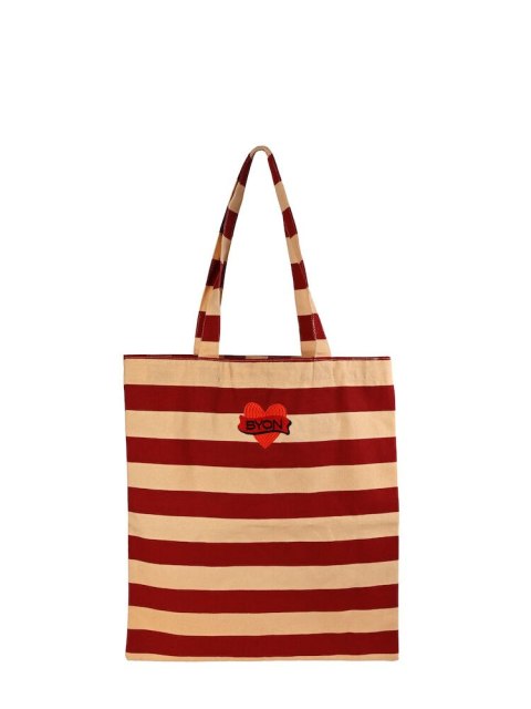 LOVE TORBA NA ZAKUPY, CZERWONY/PIASKOWY LOVE TORBA NA ZAKUPY, CZERWONY/PIASKOWY