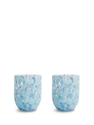 MESSY SZKLANKA 2-PACK, NIEBIESKI