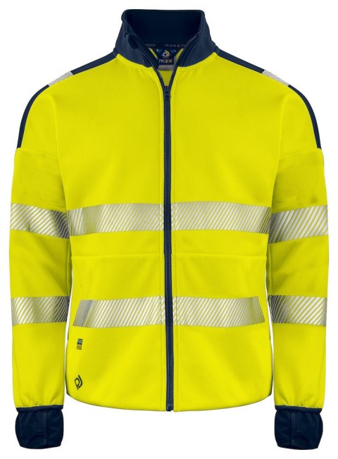 6109 BLUZA ROZPINANA Z ODBLASKAMI NA RAMIONACH - EN ISO 20471 KLASA 3/2