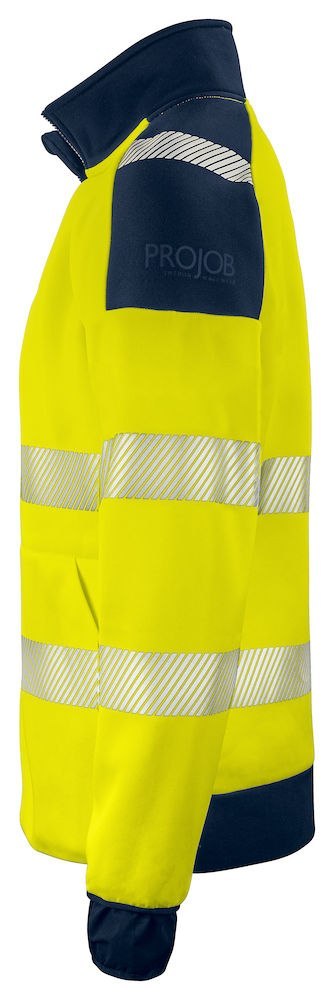 6109 BLUZA ROZPINANA Z ODBLASKAMI NA RAMIONACH - EN ISO 20471 KLASA 3/2