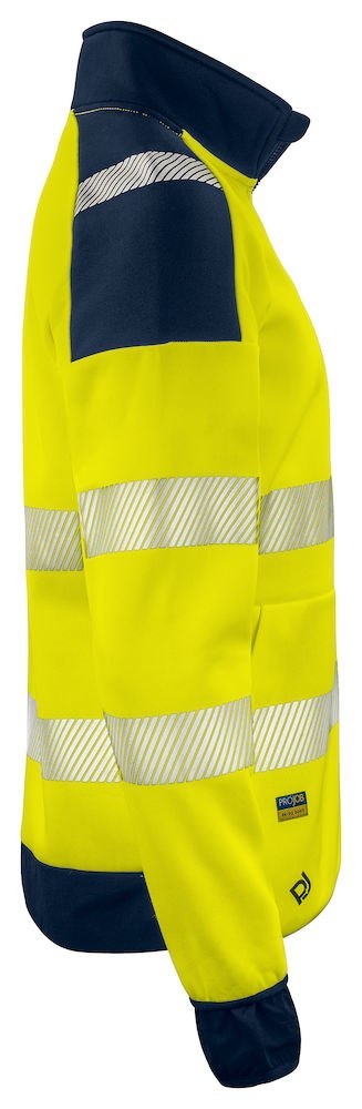 6109 BLUZA ROZPINANA Z ODBLASKAMI NA RAMIONACH - EN ISO 20471 KLASA 3/2