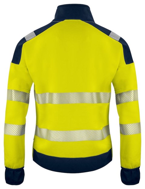 6109 BLUZA ROZPINANA Z ODBLASKAMI NA RAMIONACH - EN ISO 20471 KLASA 3/2