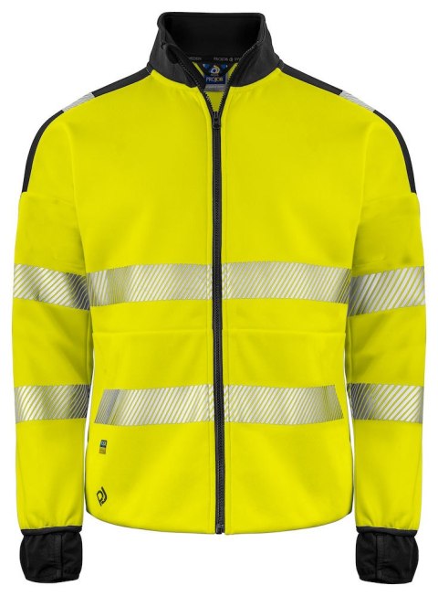 6109 BLUZA ROZPINANA Z ODBLASKAMI NA RAMIONACH - EN ISO 20471 KLASA 3/2