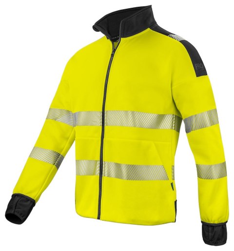 6109 BLUZA ROZPINANA Z ODBLASKAMI NA RAMIONACH - EN ISO 20471 KLASA 3/2