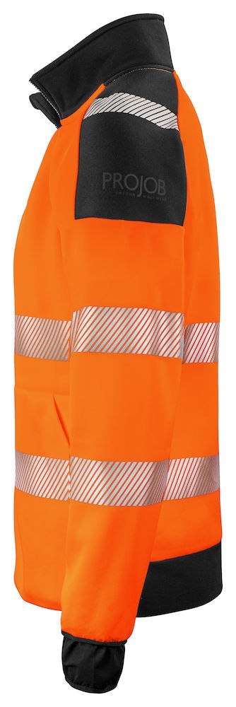 6109 BLUZA ROZPINANA Z ODBLASKAMI NA RAMIONACH - EN ISO 20471 KLASA 3/2