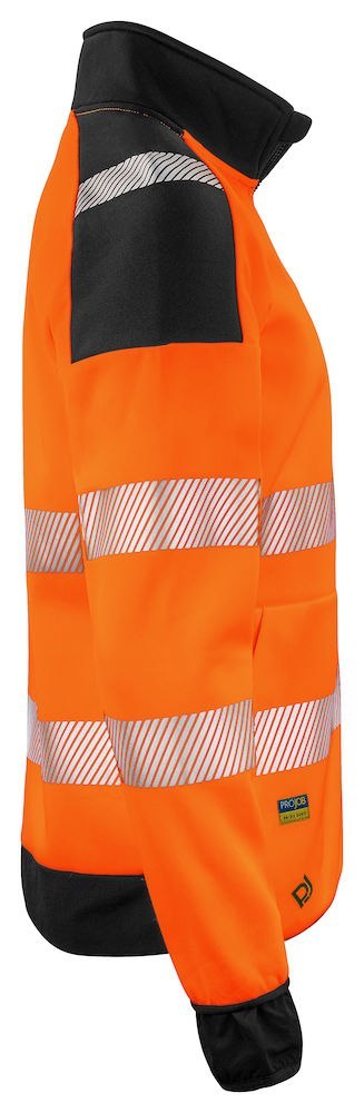 6109 BLUZA ROZPINANA Z ODBLASKAMI NA RAMIONACH - EN ISO 20471 KLASA 3/2