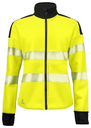 6111 BLUZA DAMSKA ROZPINANA Z ODBLASKAMI NA RAMIONACH - EN ISO 20471 KLASA 3/2