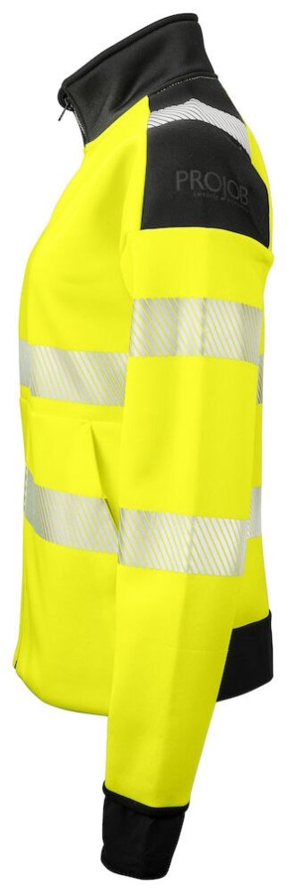 6111 BLUZA DAMSKA ROZPINANA Z ODBLASKAMI NA RAMIONACH - EN ISO 20471 KLASA 3/2