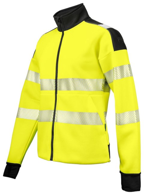 6111 BLUZA DAMSKA ROZPINANA Z ODBLASKAMI NA RAMIONACH - EN ISO 20471 KLASA 3/2