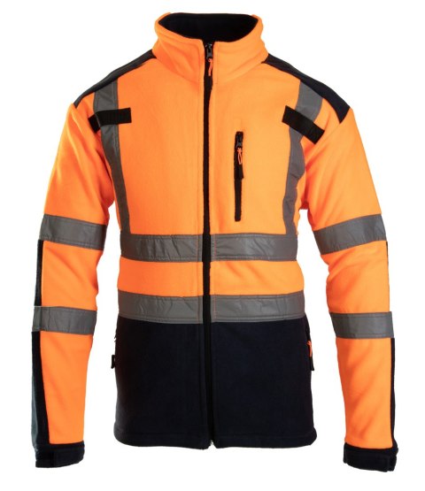 POLAR Z PASAMI ODBLASK. KAT. 2 Klasa 2 BF04 - Pomarańczowy 3XL.