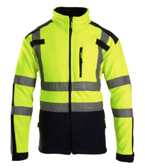 POLAR Z PASAMI ODBLASK. KAT. 2 Klasa 2 BF04 - Żółty 4XL.