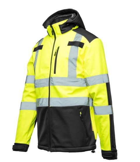 SOFTSHELL WSTAWKA GRANAT BF005 Z PASAMI ODBLASK. KAT 2 klasa2 - Żółty 4XL. SOFTSHELL WSTAWKA GRANAT BF005 Z PASAMI ODBLASK. KAT 2 klasa2 - Żółty 4XL.