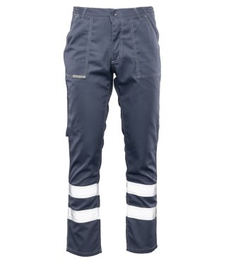 WAIST PANTS ODBLASK - Stalowy/odbask 46