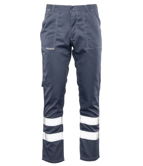 WAIST PANTS ODBLASK - Stalowy/odbask 46