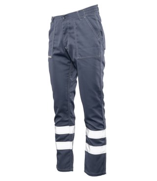 WAIST PANTS ODBLASK - Stalowy/odbask 46