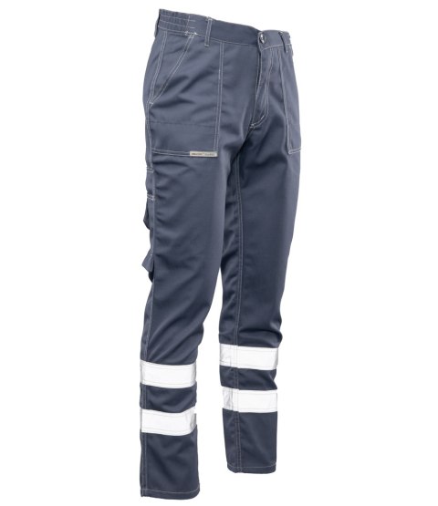 WAIST PANTS ODBLASK - Stalowy/odbask 46