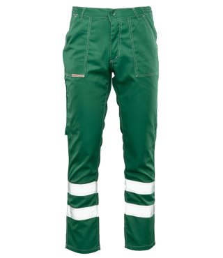 WAIST PANTS ODBLASK - Zielony/odbask 48