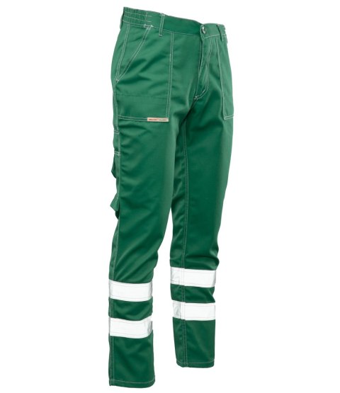 WAIST PANTS ODBLASK - Zielony/odbask 52 WAIST PANTS ODBLASK - Zielony/odbask 52