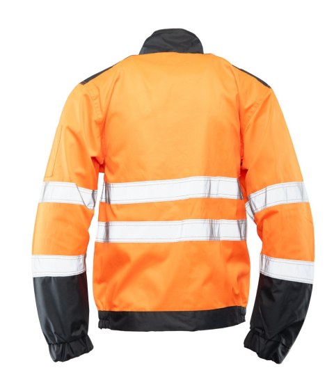 BLUZA WSTAWKA/GRANAT KAT.II KL. 2 - POMARAŃCZ/GRANAT 62