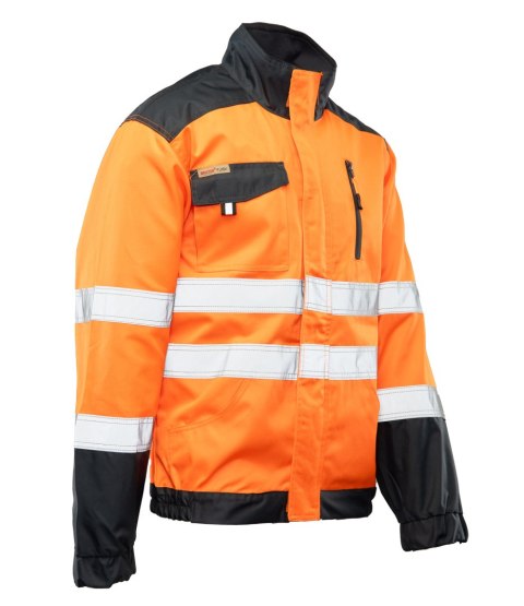 BLUZA WSTAWKA/GRANAT KAT.II KL. 2 - POMARAŃCZ/GRANAT 62