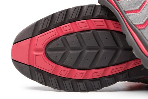 PÓŁBUT FUSION S1 SRC STAL/CZERWIEŃ - Stal/Czerwień 48