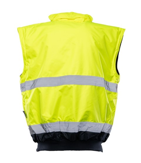 BOMBER HI-VI 2W1 - KAT.II KLASA 3 wstawka kolor - Granat/Żółty 2XL.