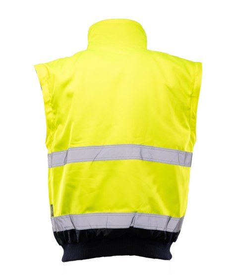 BOMBER HI-VI 3W1 - KAT.II KLASA 3 wstawka kolor - Granat/Żółty 3XL.