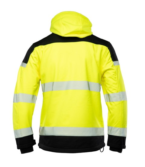 SOFTSHELL WSTAWKA CZARNA BF010 - Żółty XL