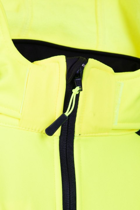 SOFTSHELL WSTAWKA CZARNA BF010 - Żółty XL