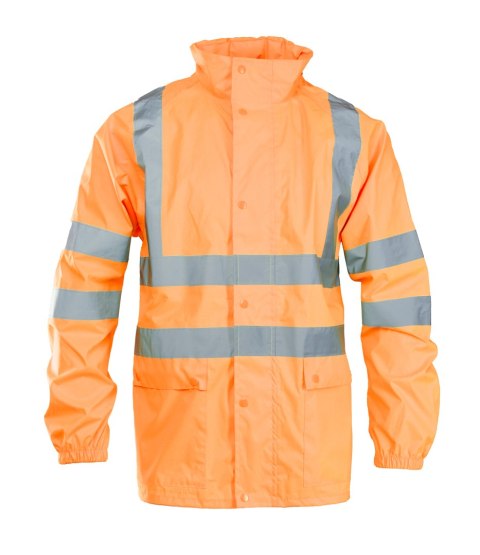 FLASH KURTKA POLIESTER/PU - Pomarańczowy 2XL.
