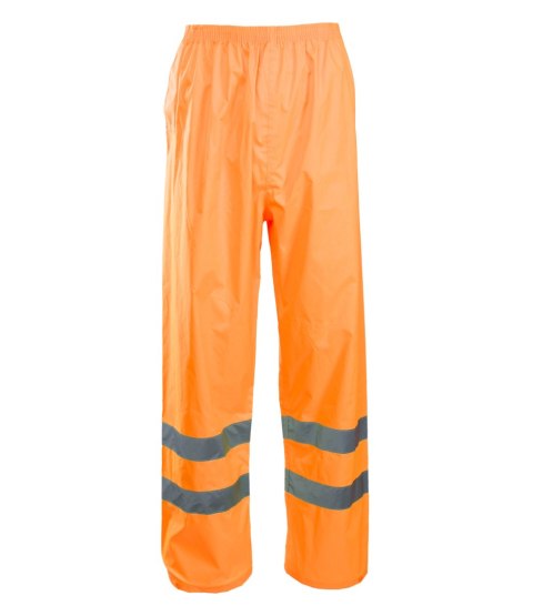 FLASH SPODNIE POLIESTER/PU - Pomarańczowy 2XL.