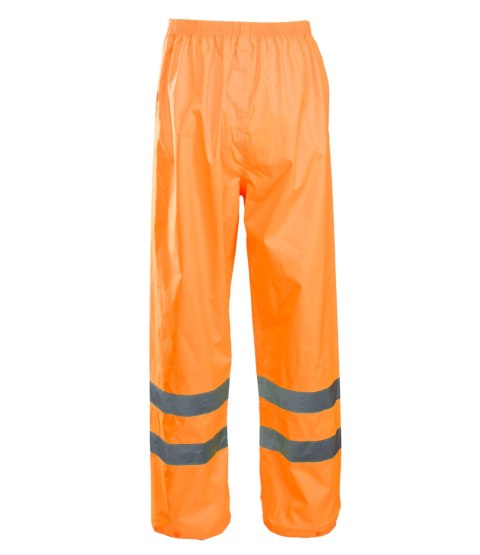 FLASH SPODNIE POLIESTER/PU - Pomarańczowy 2XL.