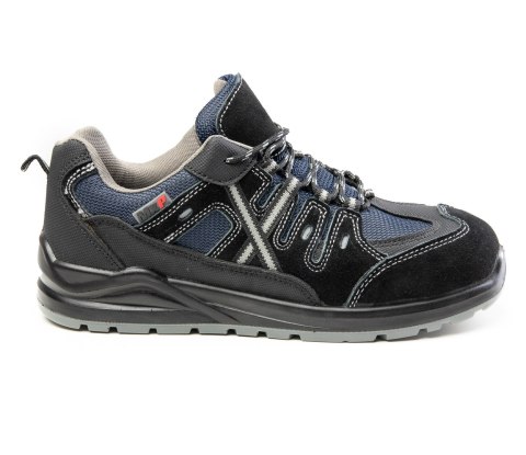 PÓŁBUT MXP BLEID S1 SRC CZARNY/STAL - C.Stal 45