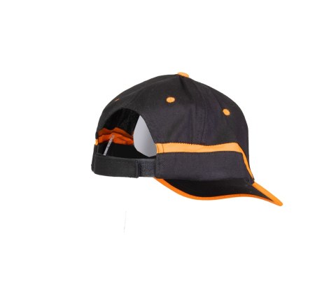 CZAPKA BASEBALL CZARNO-POMARAŃCZOWA - CZARNO-POMARAŃCZOWY(cp) _______a