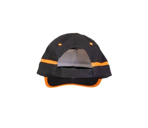 CZAPKA BASEBALL CZARNO-POMARAŃCZOWA - CZARNO-POMARAŃCZOWY(cp) _______a